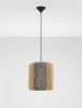 Lampa wisząca sznurkowa pleciona owalna boho rystykalna industrialna nad stół do salonu sypialni ZORTINA LE45350 Luces Exclusivas